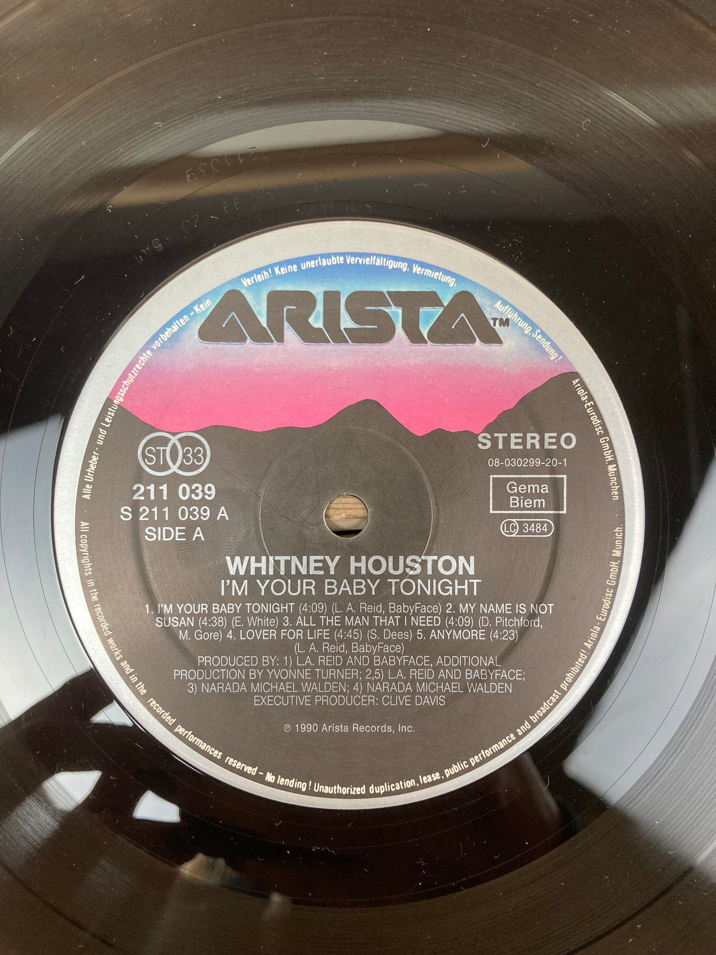 LP - Whitney Houston