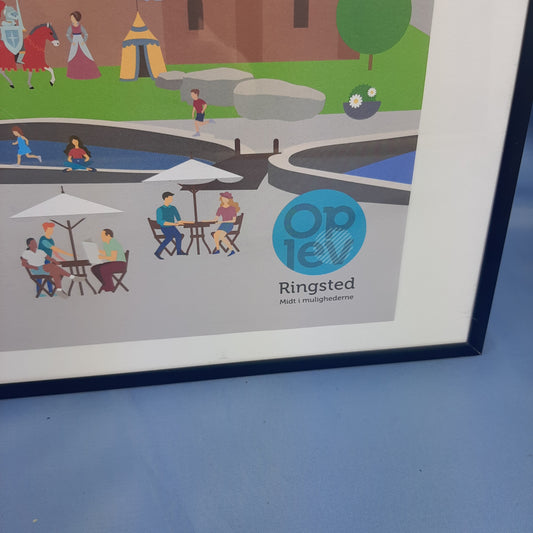 Ringsted plakat i ramme
