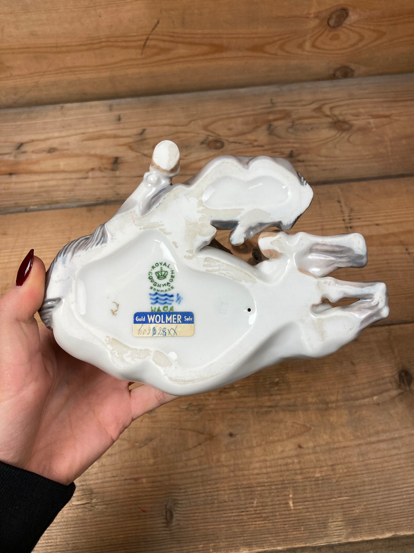 Royal Copenhagen hoppe med føl