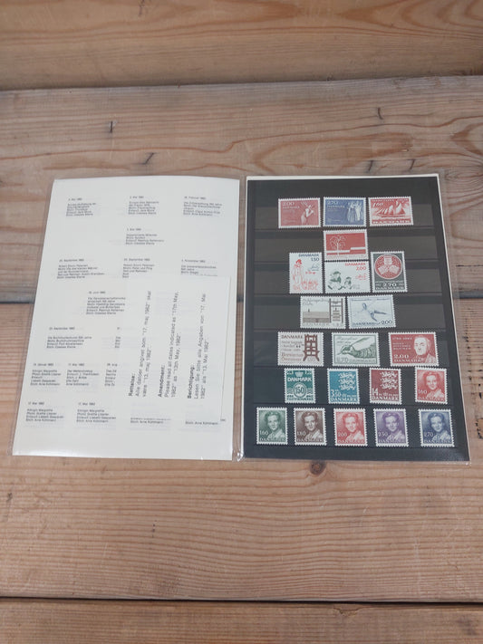 Danske frimærker 1982