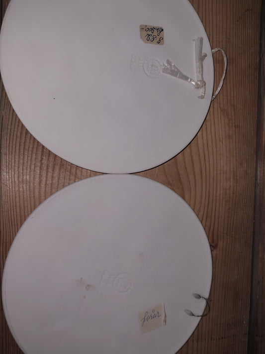 2 stk. Platter B & G