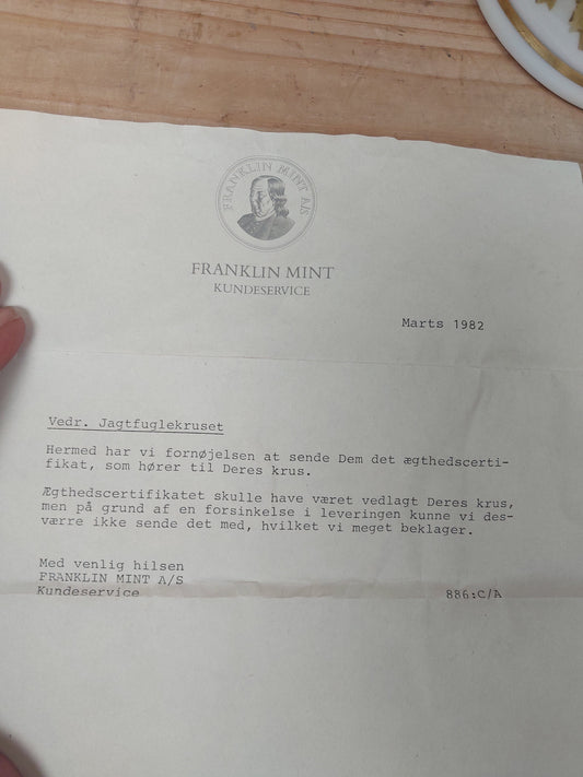 Franklin Mint Krus