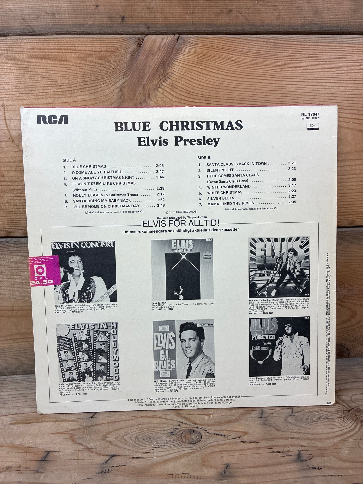 LP- Elvis Presley- Blue Christmas