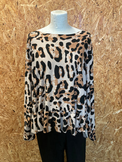 Leopard trøje str. M/L