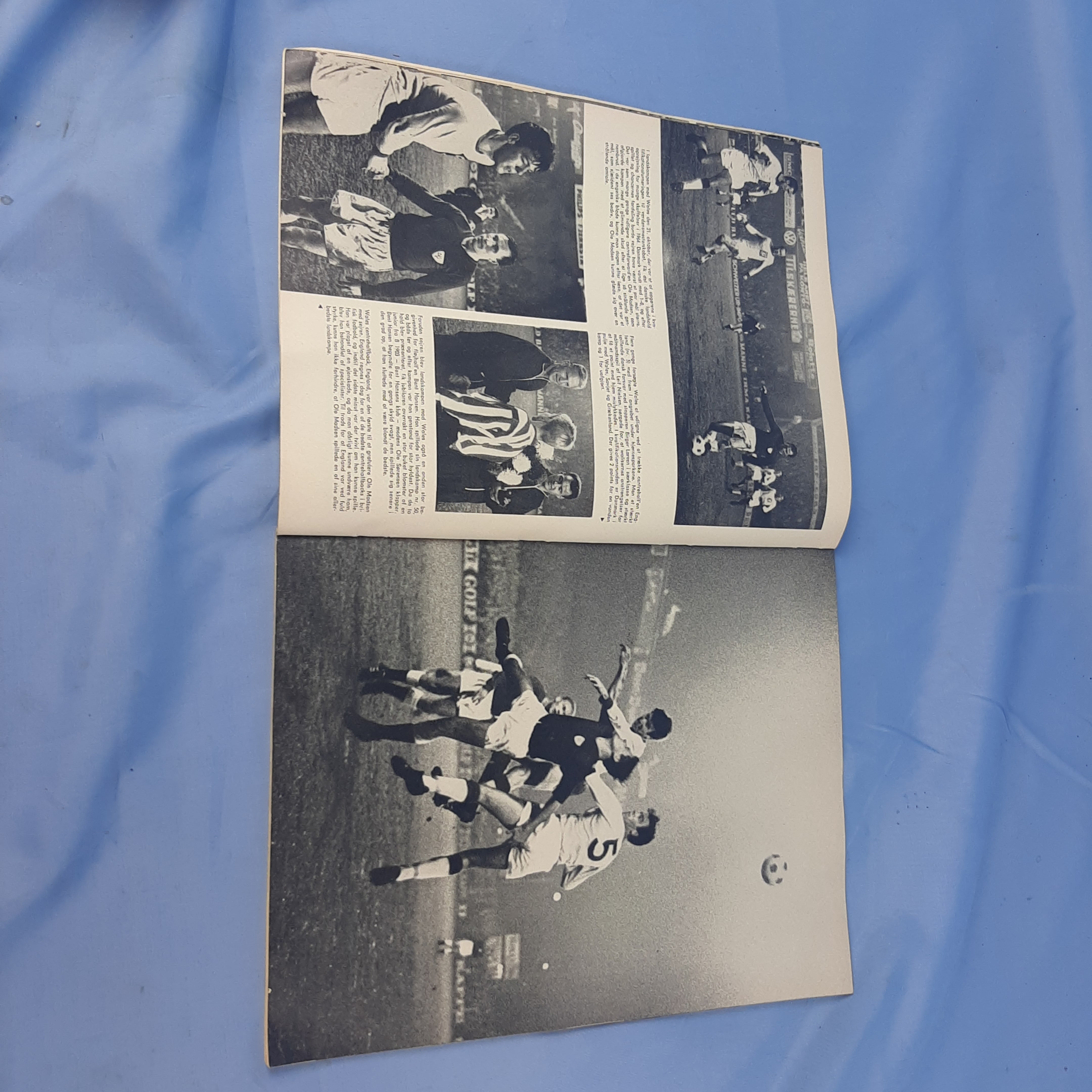 Gammelt fodboldblad fra 1964