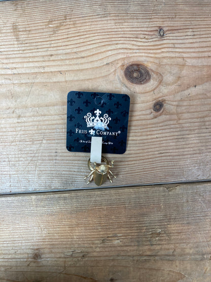 Ring med billefigur