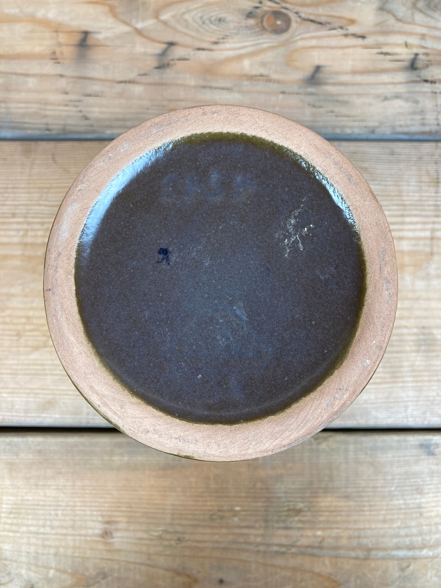 Keramik vase på fod