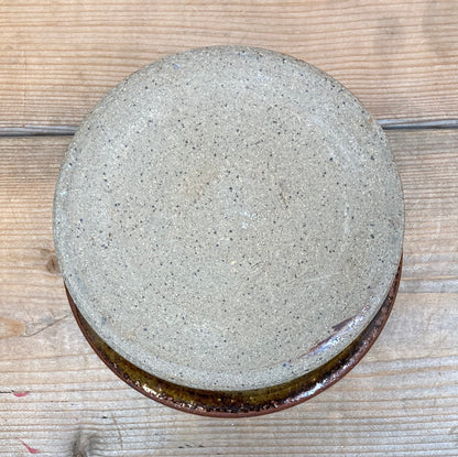 Keramisk skål m. låg