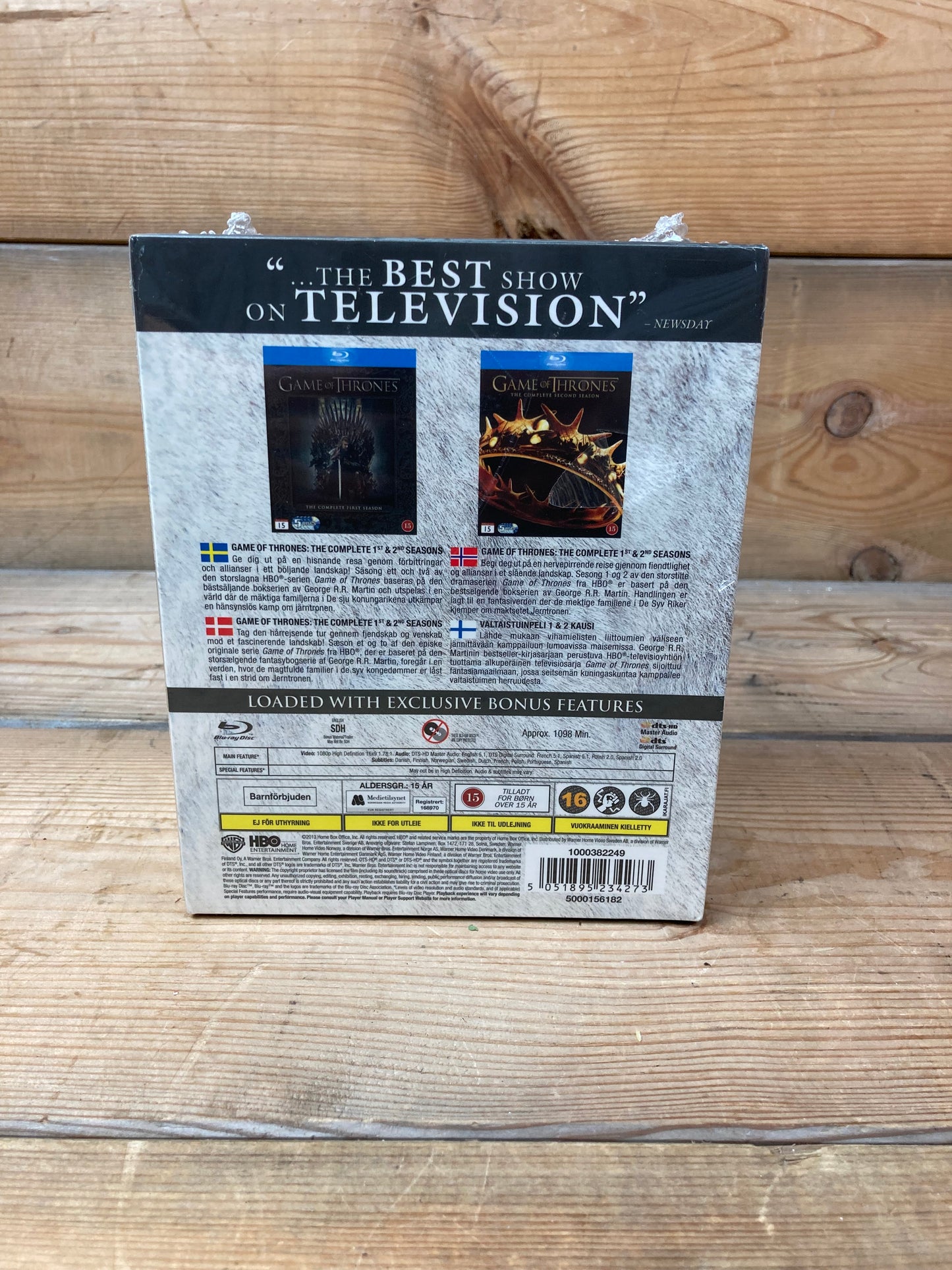 Blue- Ray - Game Of Thrones 1. og 2. sæsoner