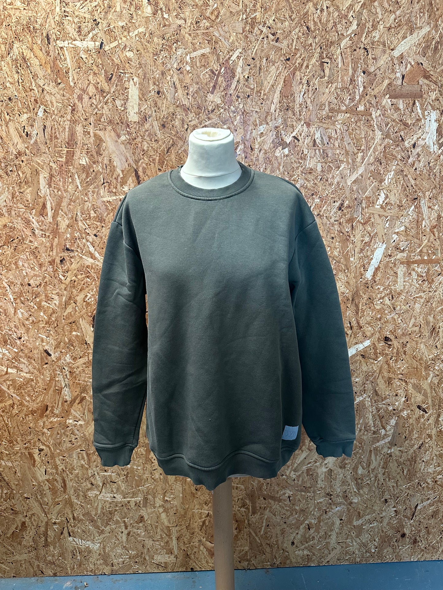 Grøn sweatshirt str. L