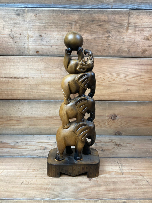 Skulptur af elefanter