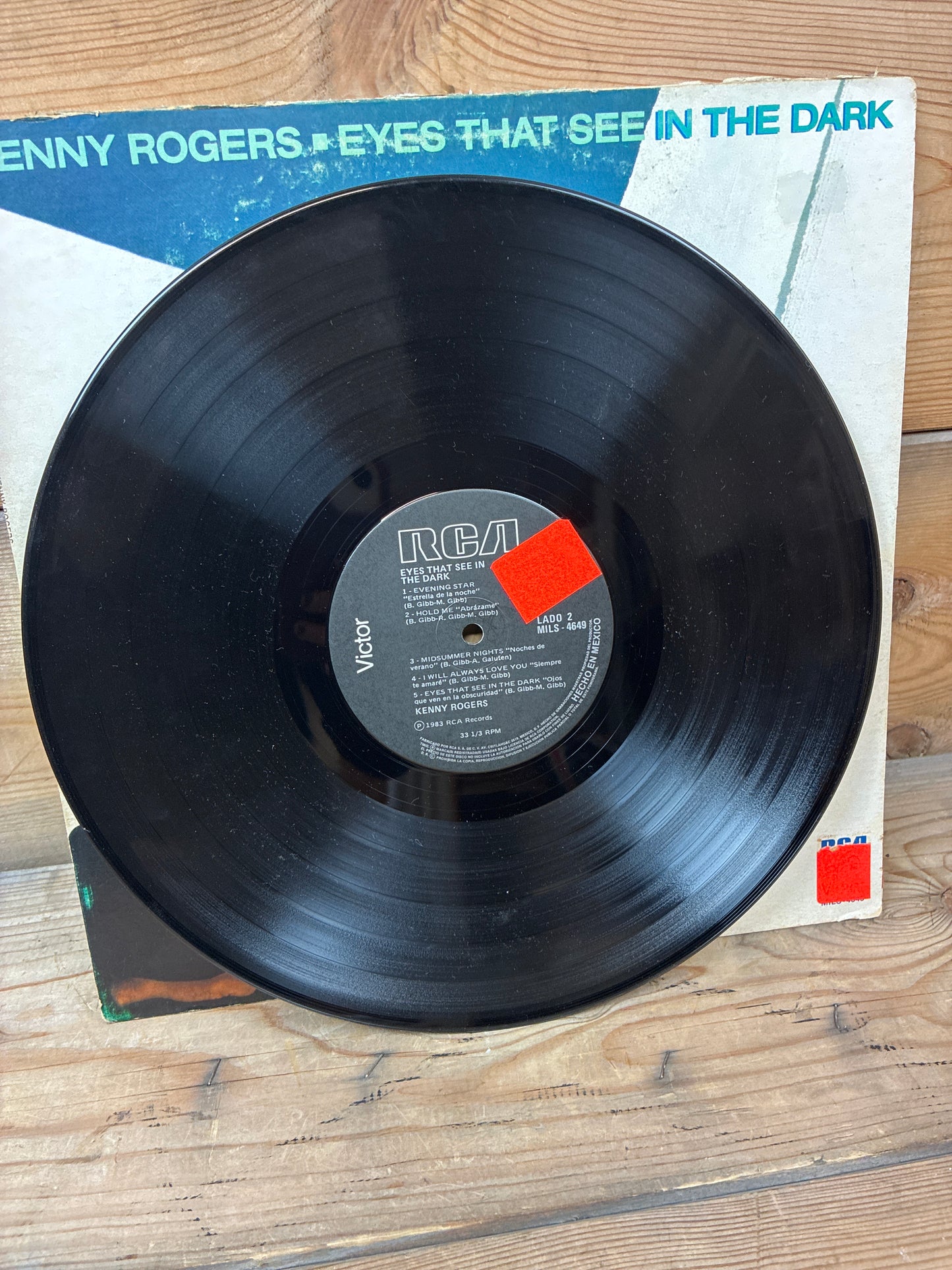 LP- Kenny Rodgers- EYES THAT SEE IN THE DARK