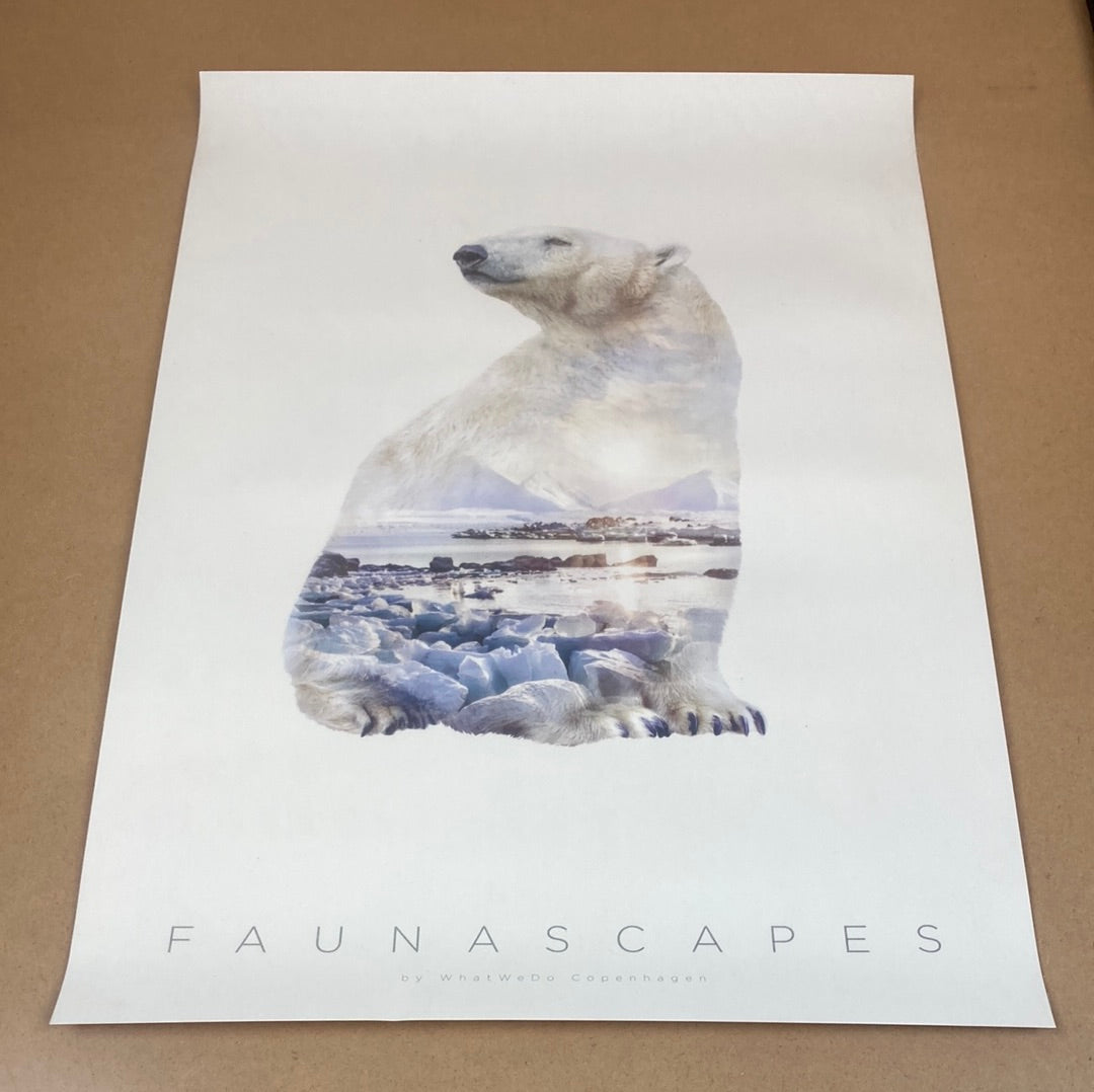 Faunascapes Polar Bear plakat