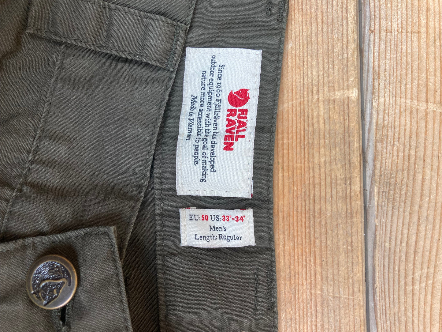 Bukser fjällräven str. 50