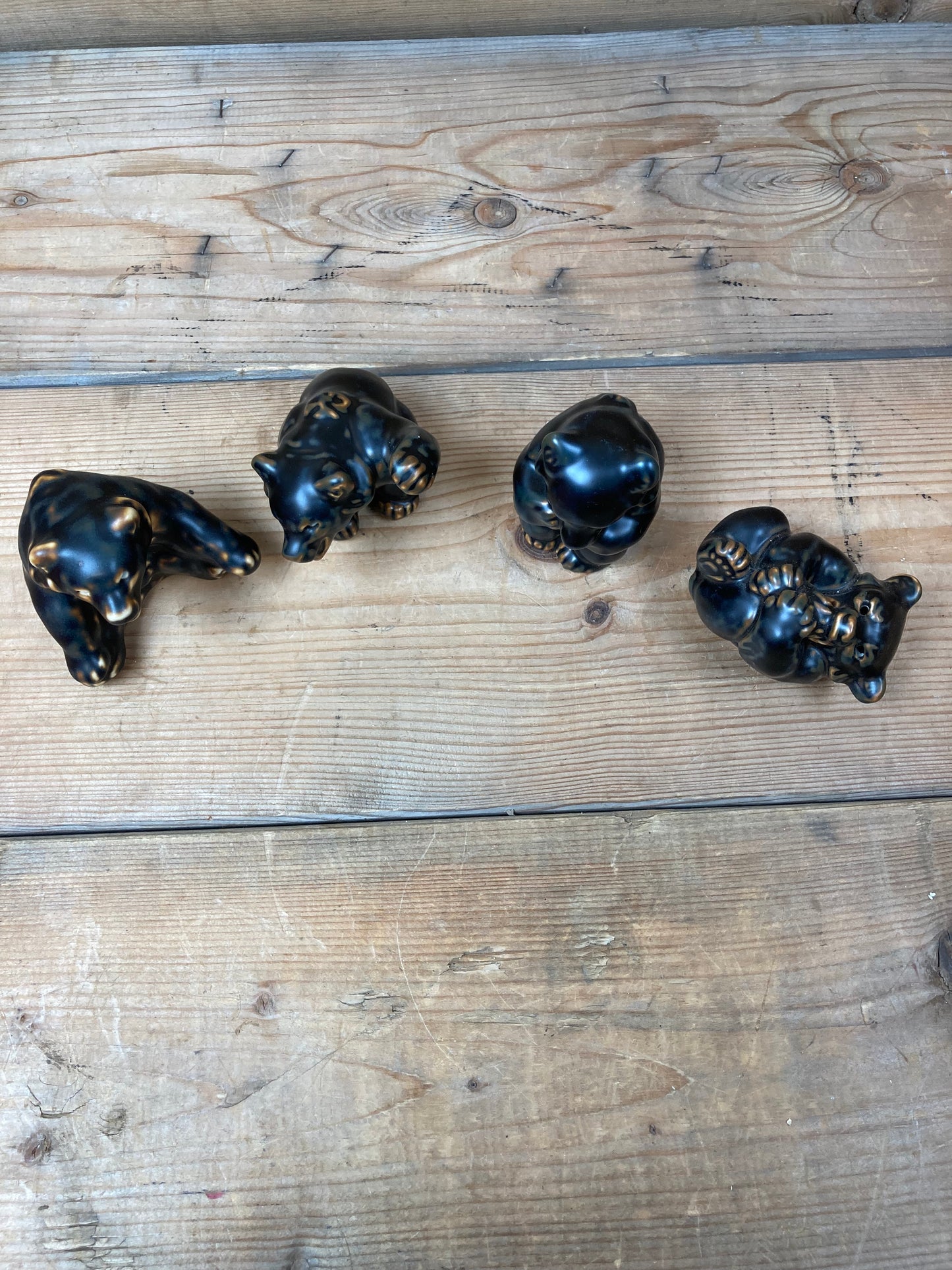 4 stk. Bjørne Royal Copenhagen