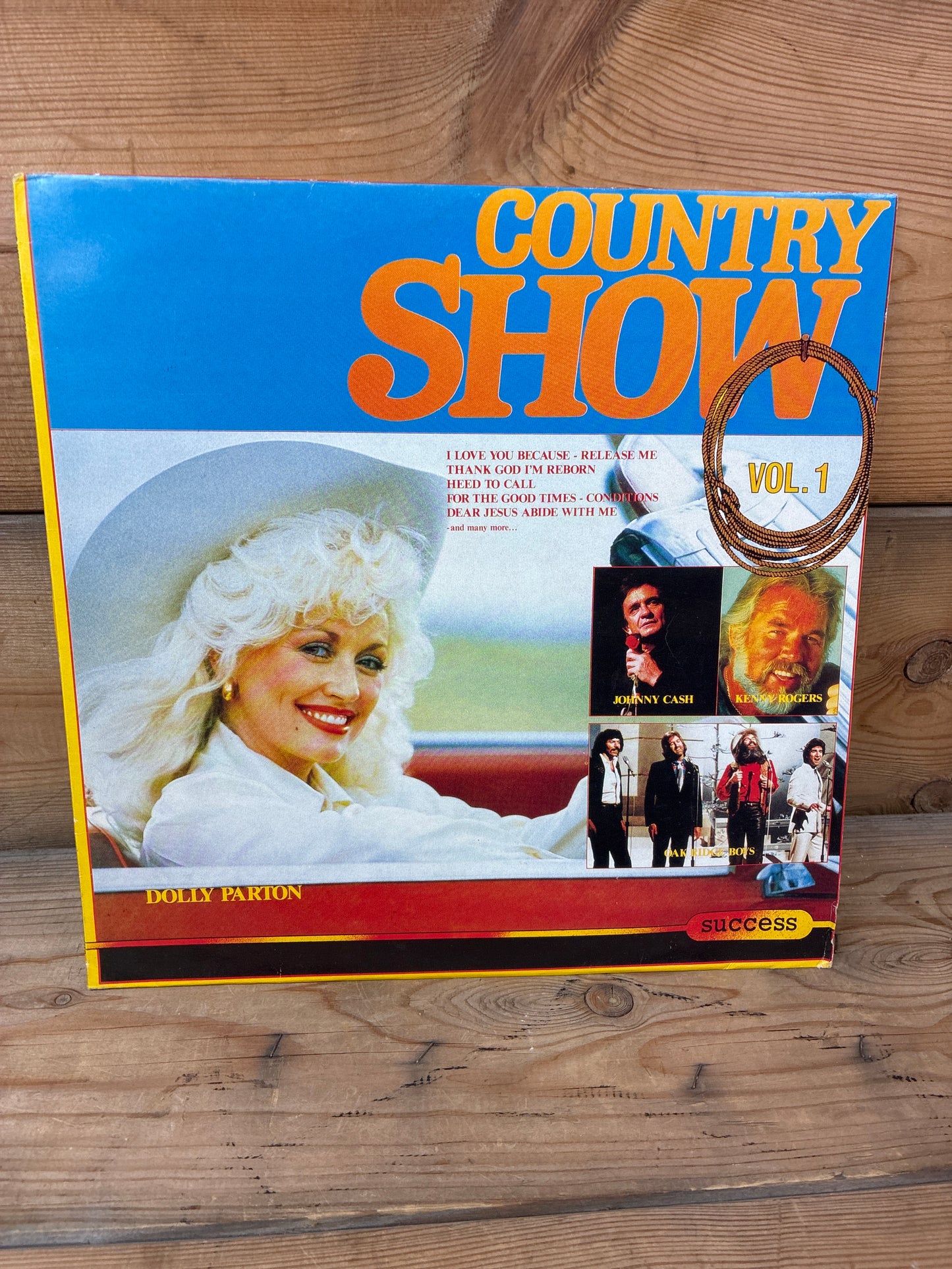 LP- Dolly Parton (Johnny Cash, Kenny Rodgers, Oak Ridge Boys)