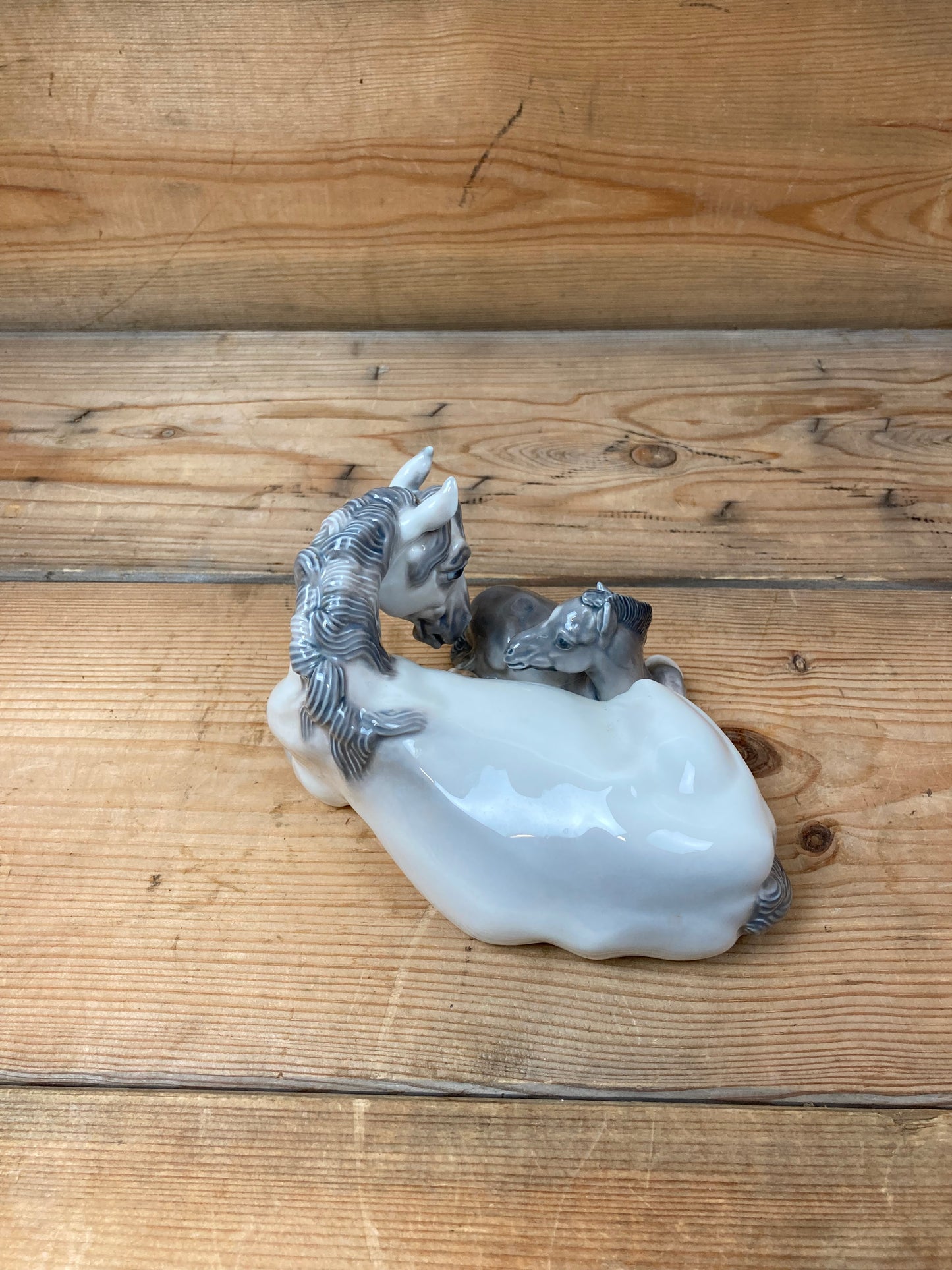 Royal Copenhagen hoppe med føl