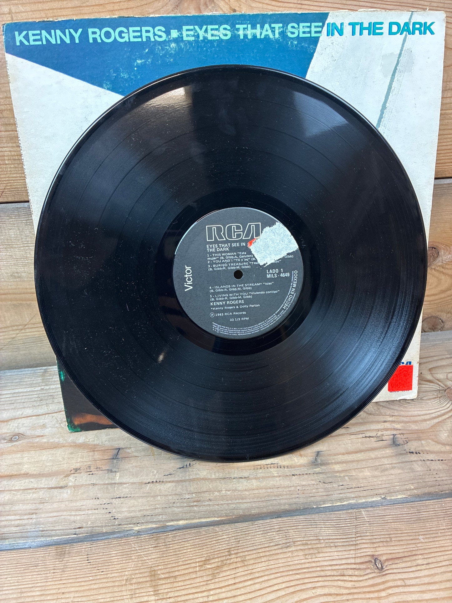 LP- Kenny Rodgers- EYES THAT SEE IN THE DARK