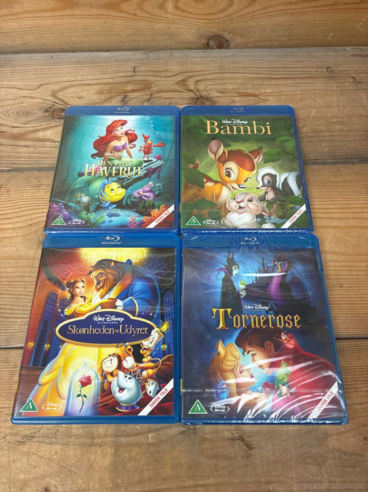 4 stk. Blu-Ray Disney film