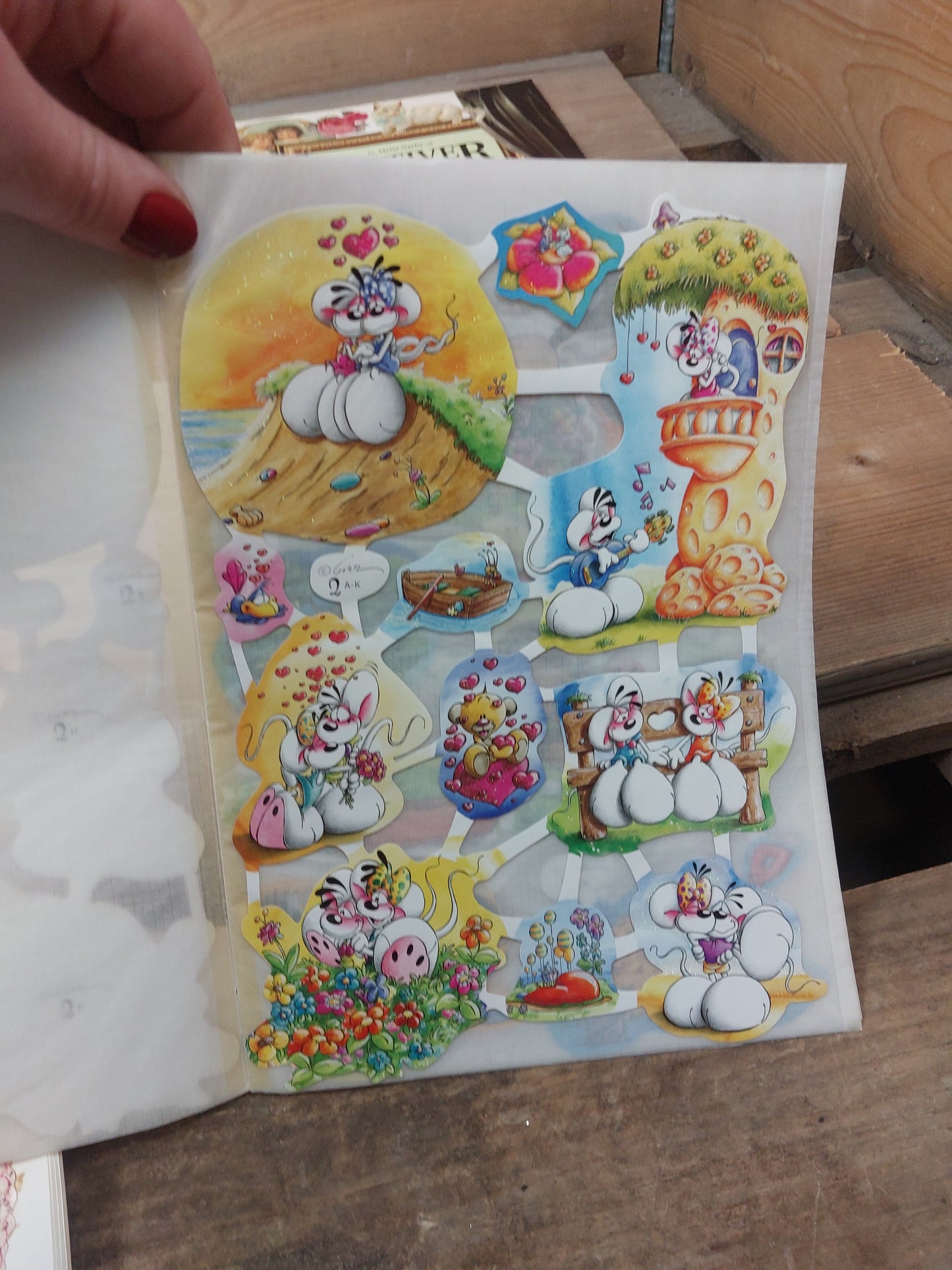 Glansbilleder og decoupage