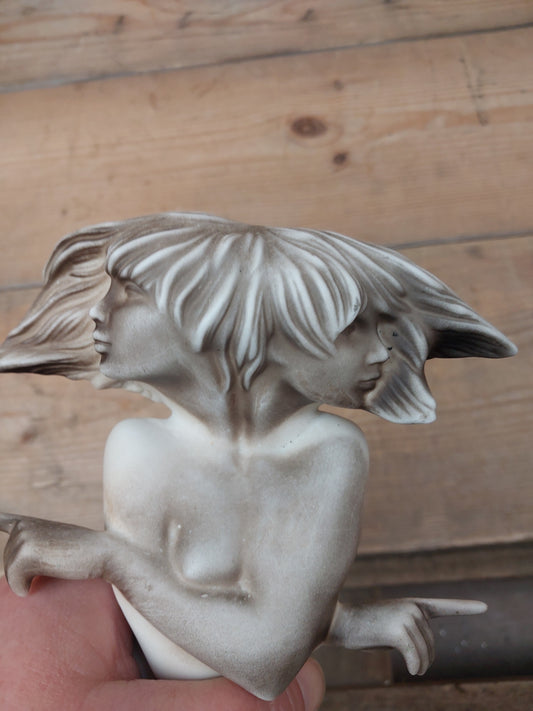 Figur Royal Copenhagen stjernetegn tvilling