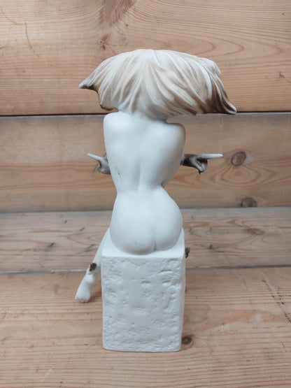 Figur Royal Copenhagen stjernetegn tvilling