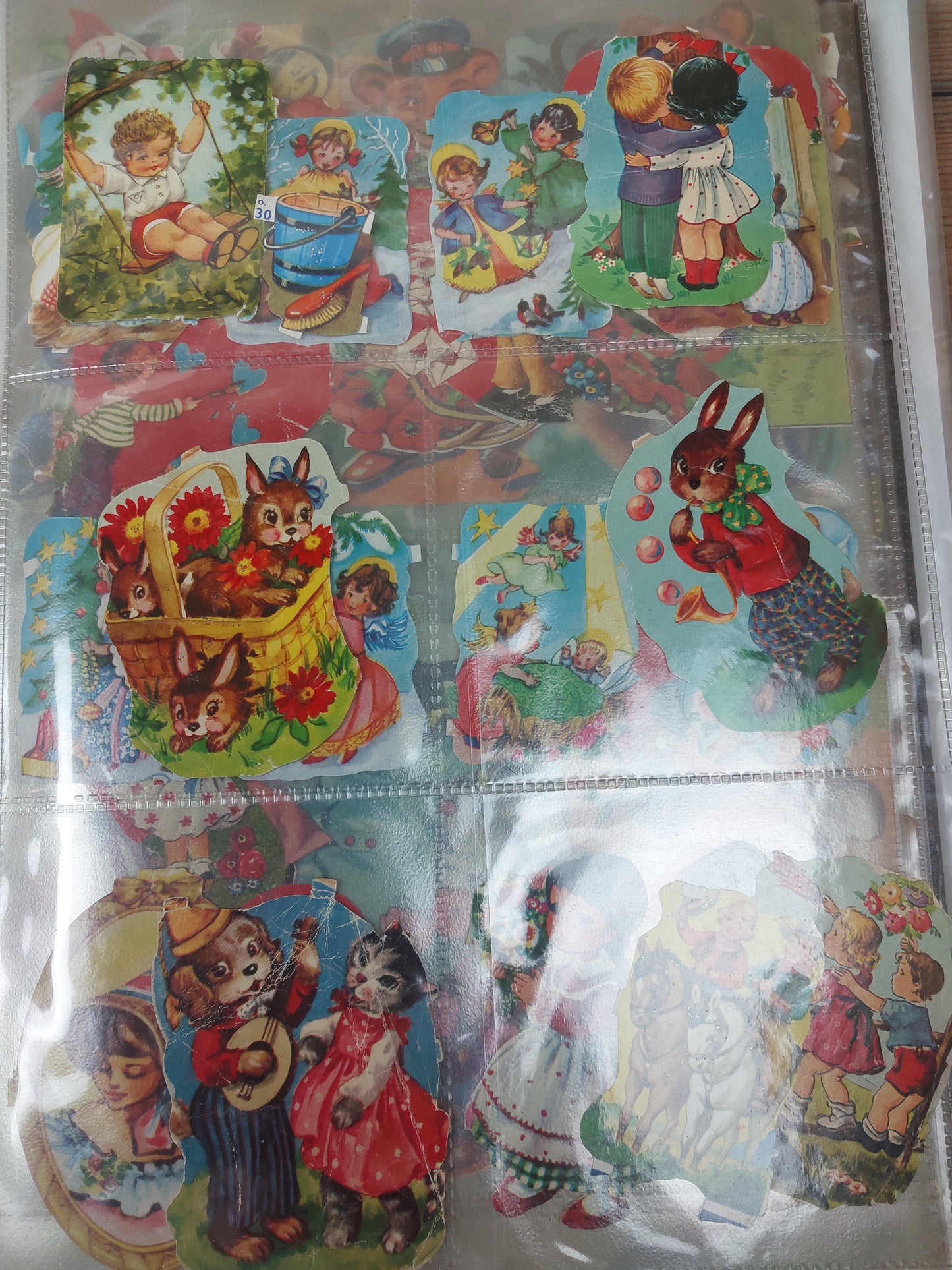 2 mapper med glansbilleder