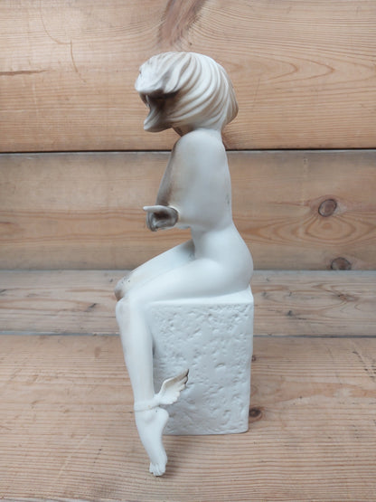 Figur Royal Copenhagen stjernetegn tvilling