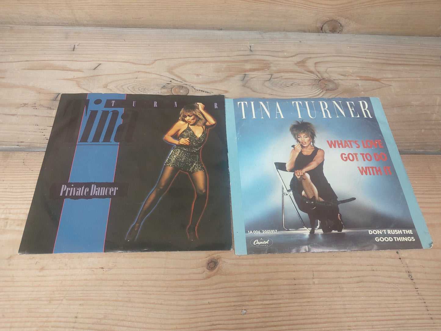 2 stk. singler Tina Turner