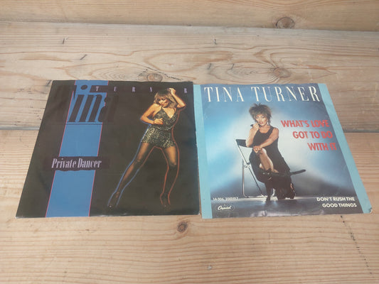 2 stk. singler Tina Turner