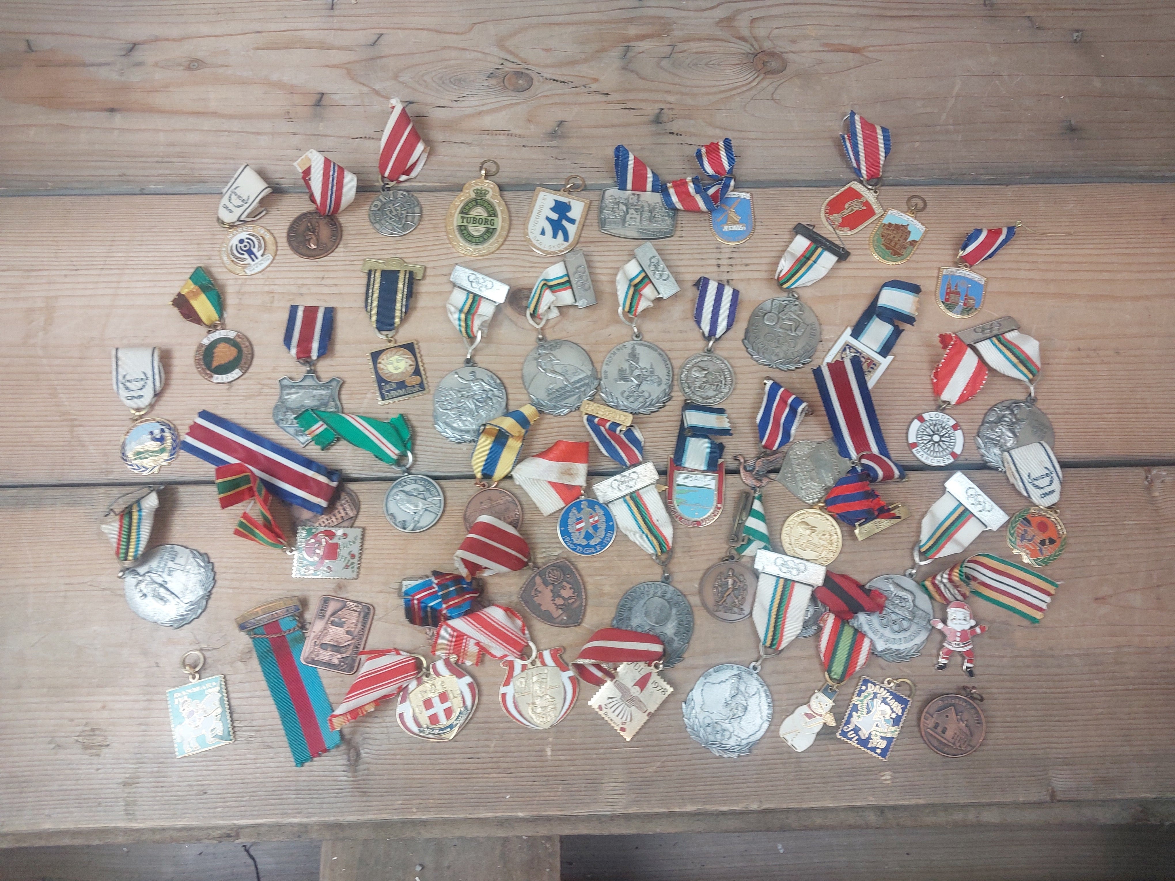 Samling medaljer