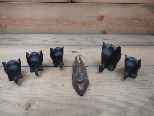 Elefanter og maske