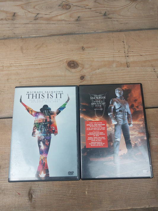 2 stk Michael Jackson DVD'er